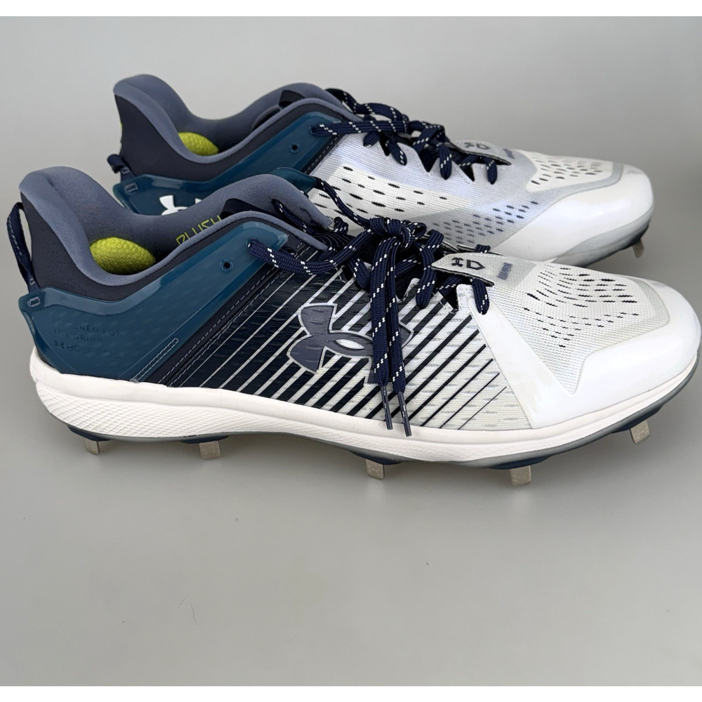 Under Armour Yard Low Metal Baseball Cleat Size 16 US 3025592-401 Midnight Navy